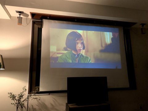 大きなスクリーンで映画が楽しめる！