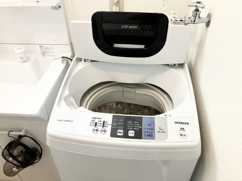 洗濯機は無料で使用可能