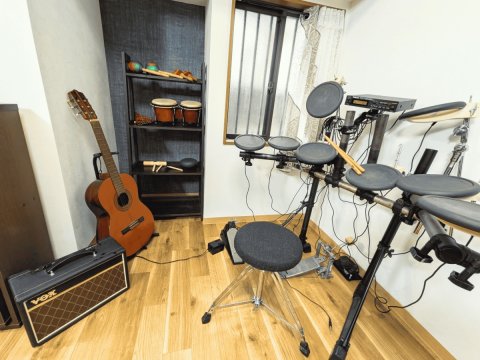 電子ドラム等の共有楽器