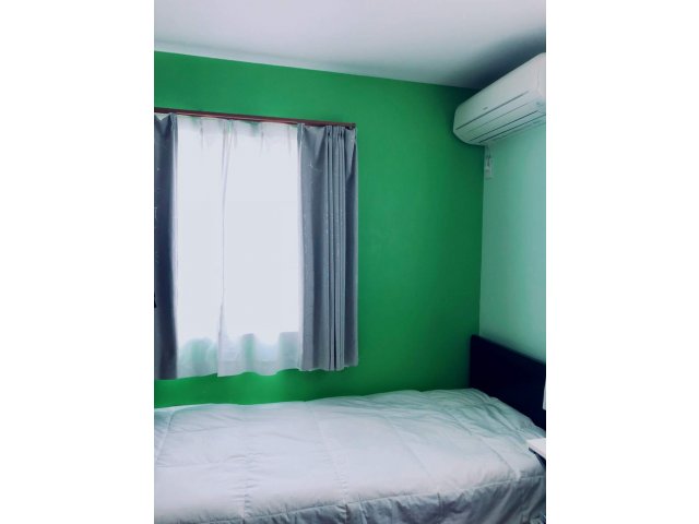 グリーンの個室